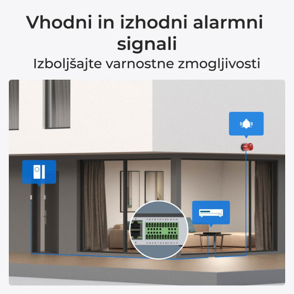Reolink NVR snemalnik NVS36 16MP, 36 kanalni, dvosmerni zvok, podpora do 48 TB HDD