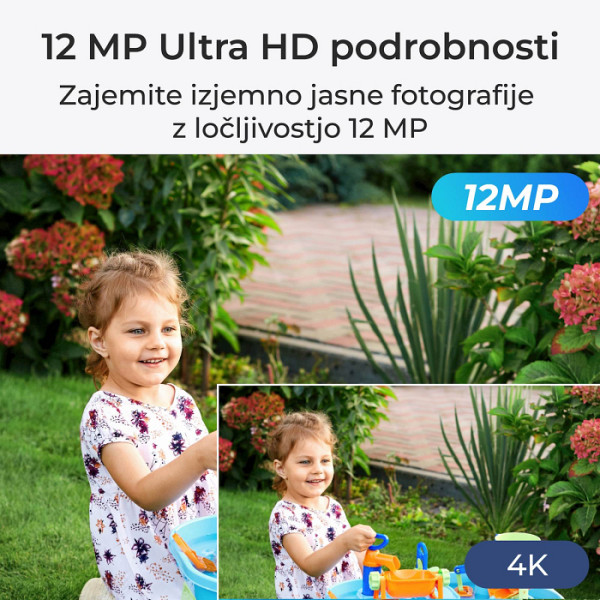 Reolink NVR snemalnik NVS8-12MB4 4K, 12MP, 8 kanalni NVR, 2TB HDD, 4x kamera POE