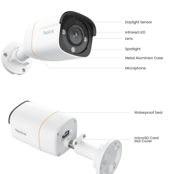 Reolink SMB kamera RP-PCB12M, 12MP, 4K, Barvni nočni vid, AI zaznavanje, Ai iskanje videoposnetkov