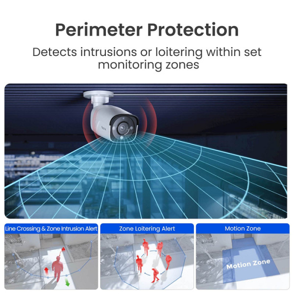 Reolink SMB kamera RP-PCB12M, 12MP, 4K, Barvni nočni vid, AI zaznavanje, Ai iskanje videoposnetkov