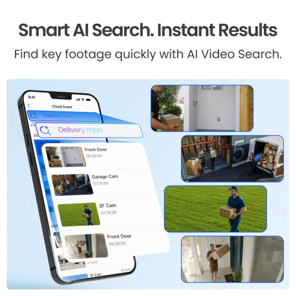 Reolink SMB kamera RP-PCB12M, 12MP, 4K, Barvni nočni vid, AI zaznavanje, Ai iskanje videoposnetkov