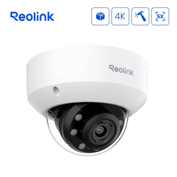 Reolink SMB kamera RP-PCV8MZ, 8MP, 4K, IK10 vandal odporna, 5x zoom, AI inteligenca