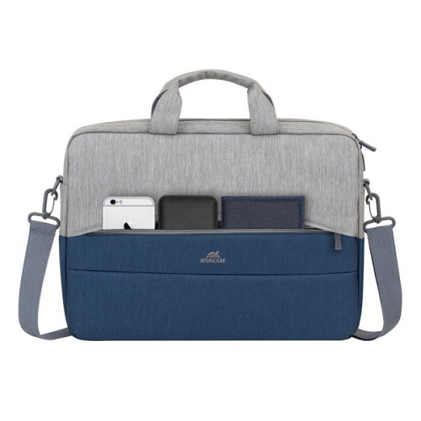 RivaCase torba za prenosnik 15.6 sivo-modra 7532