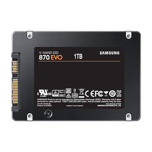 SSD 1TB 2.5" SATA3 V-NAND TLC 7mm, Samsung 870 EVO (MZ-77E1T0B/EU)