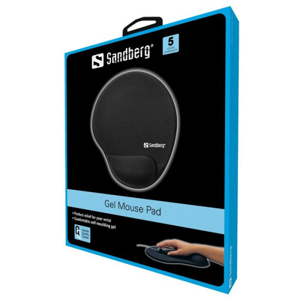 Sandberg Gel Mousepad with Wrist Rest opora za zapestje za miško