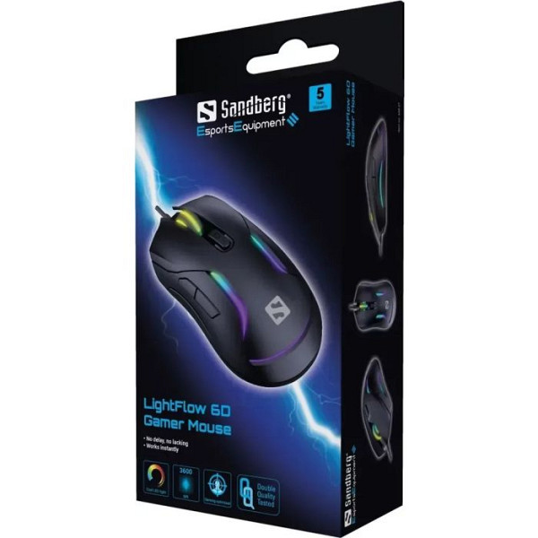 Sandberg LightFlow 6D Gaming miška