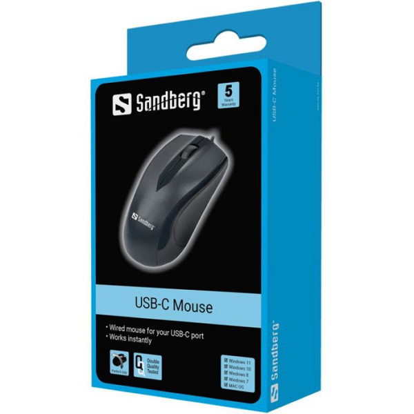 Sandberg USB-C Mouse žična miška