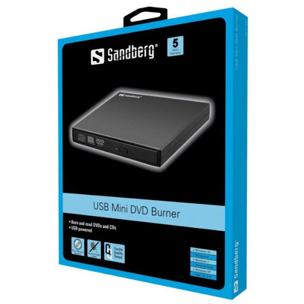 Sandberg USB DVD Drive zunanji zapisovalnik