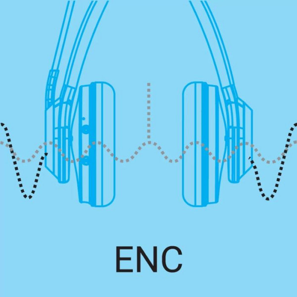 Sandberg Wireless Headset ANC+ENC Pro naglavne slušalke