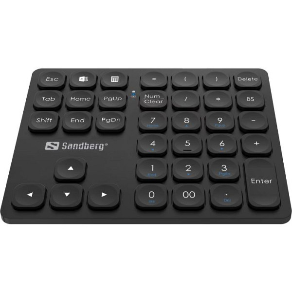 Sandberg Wireless Numeric Keypad Pro brezžična številčna tipkovnica