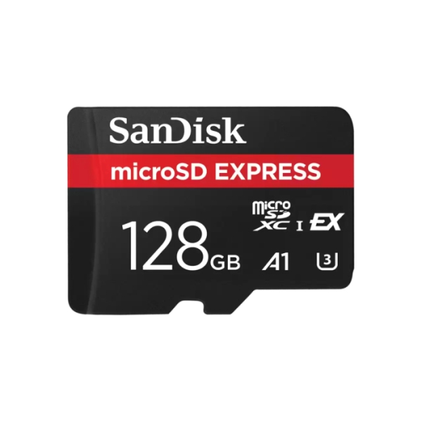 SanDisk 128GB Express NVMe UHS-I microSDXC spominska kartica