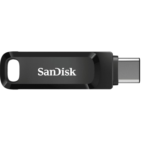 SanDisk 128GB Ultra Dual Drive Go USB-C/A 3.2 USB ključ (črn)