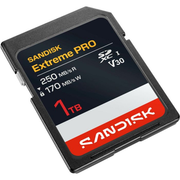 SanDisk 1TB Extreme PRO SDHC UHS-I spominska kartica