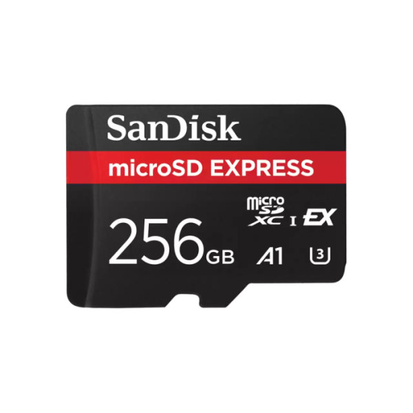 SanDisk 256GB Express NVMe UHS-I microSDXC spominska kartica