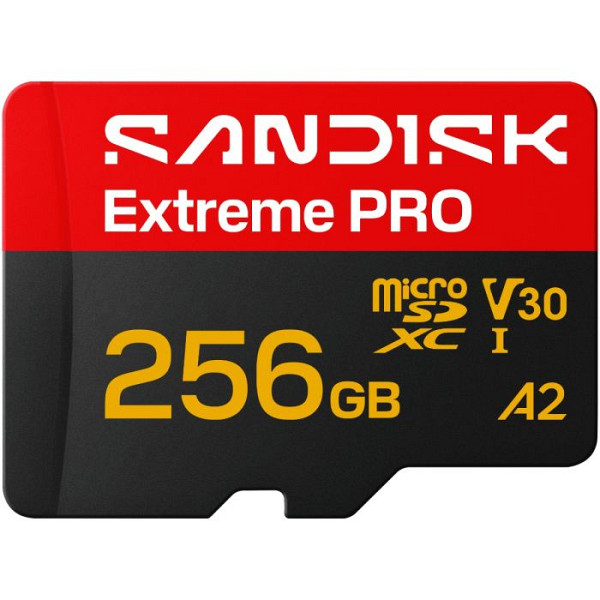 SanDisk 256GB Extreme PRO microSDXC UHS-I spominska kartica