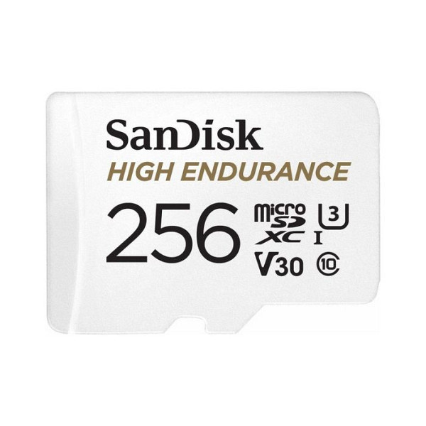 SanDisk 256GB High Endurance microSD Class 10 U3 V30 spominska kartica z adapterjem