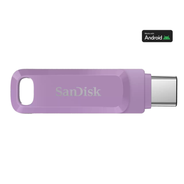 SanDisk 256GB Ultra Dual Drive Go USB-C/A 3.2 USB ključ (vijoličen)