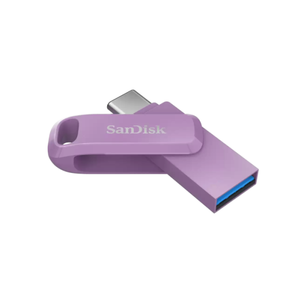 SanDisk 256GB Ultra Dual Drive Go USB-C/A 3.2 USB ključ (vijoličen)