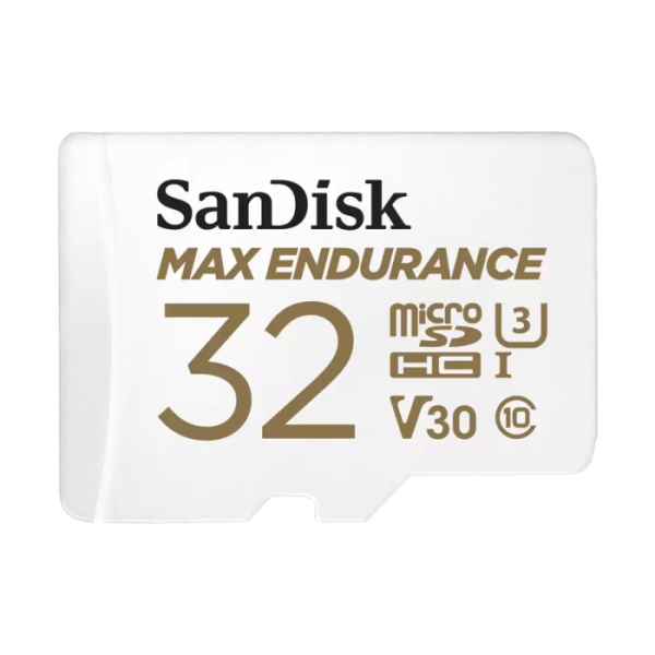 SanDisk 32GB MAX ENDURANCE microSD spominska kartica z adapterjem