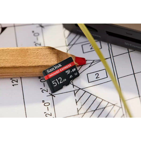 SanDisk 512GB Express NVMe UHS-I microSDXC spominska kartica