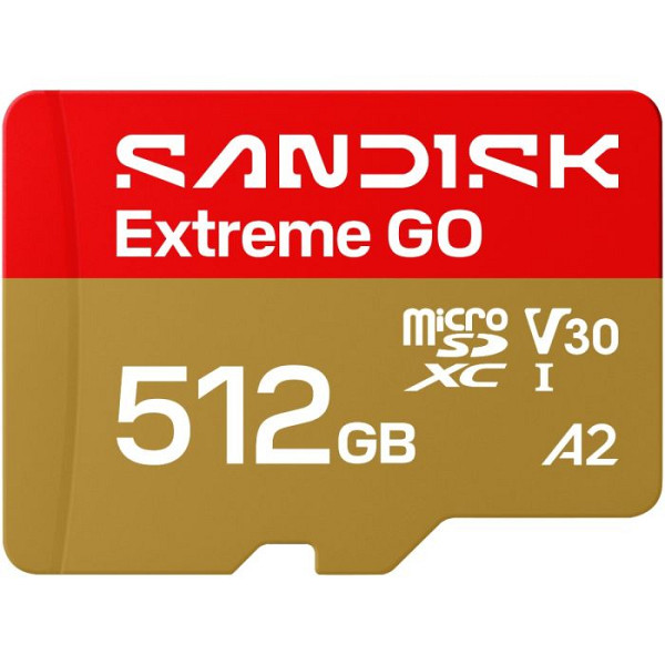 SanDisk 512GB Extreme GO microSDXC UHS-I spominska kartica