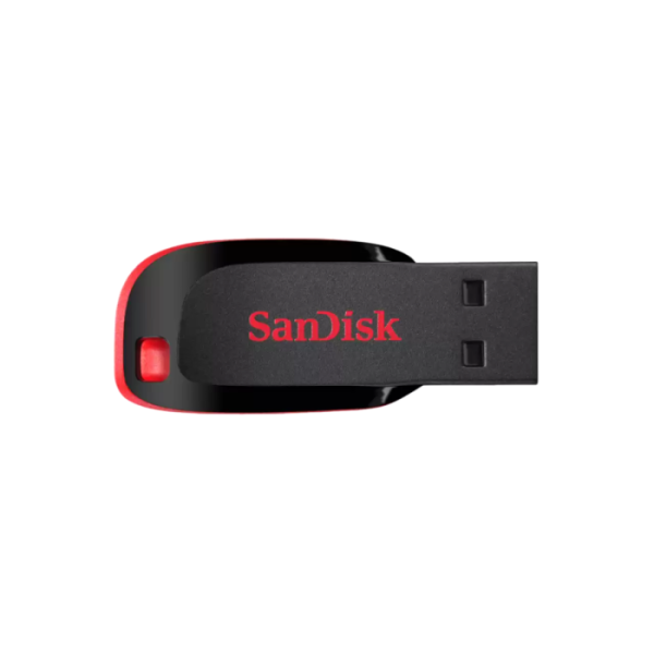SanDisk 64GB Cruzer Blade USB-A 2.0 USB ključ (rdeč)