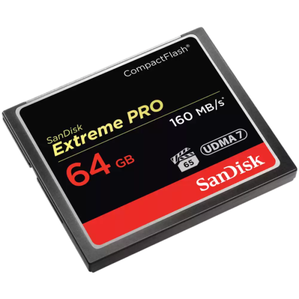 SanDisk 64GB Extreme Pro CompactFlash UDMA 7 VPG-65 spominska kartica