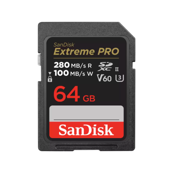 SanDisk 64GB Extreme PRO SDXC UHS-II spominska kartica