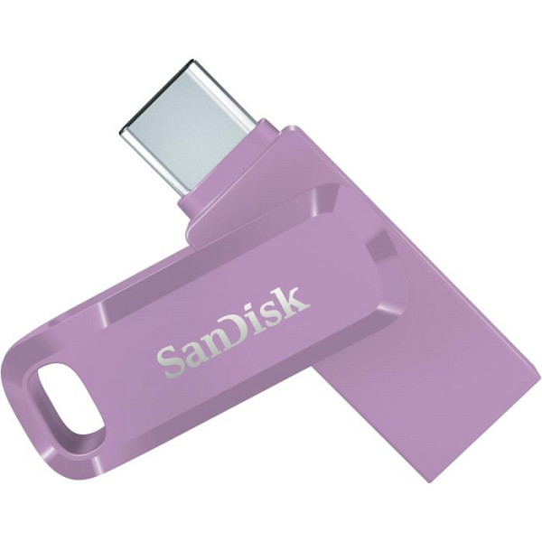 SanDisk 64GB Ultra Dual Drive Go USB-C/A 3.2 USB ključ (vijoličen)
