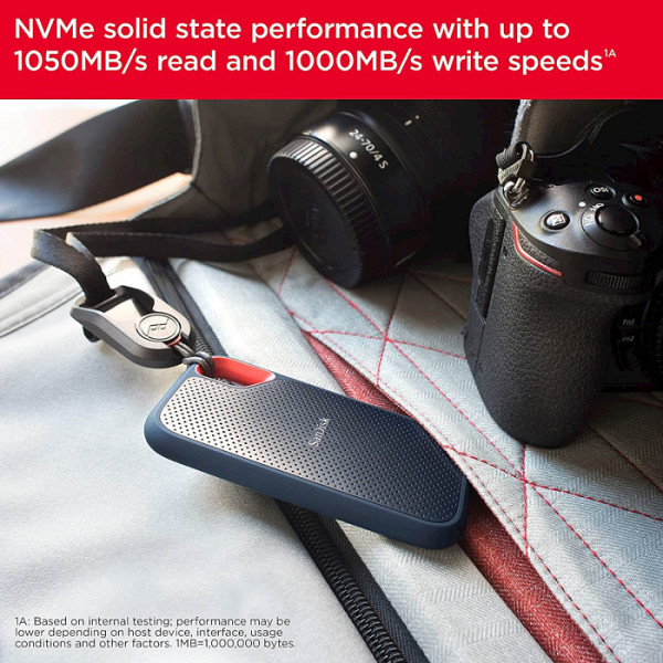 SANDISK Extreme Portable 4TB USB 3.2 Gen 1 zunanji prenosni SSD disk SDSSDE61-4T00-G25
