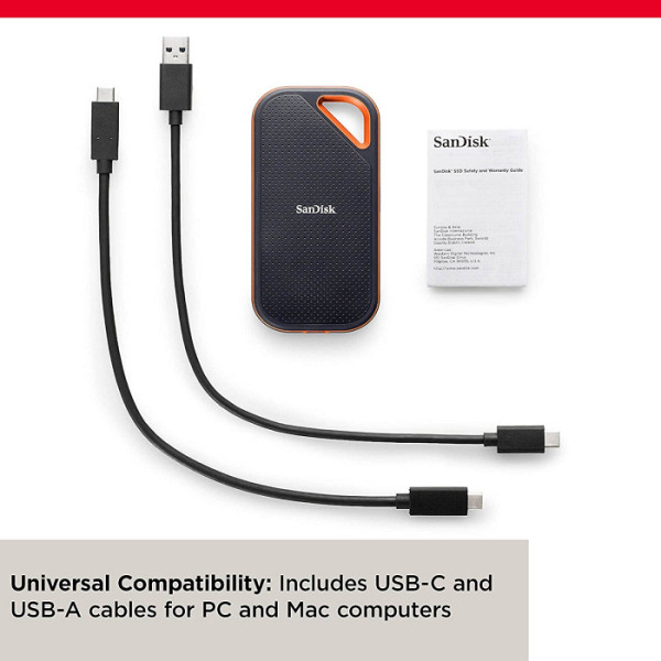 SANDISK Extreme PRO 4TB USB 3.2 Gen 1 zunanji prenosni SSD disk SDSSDE81-4T00-G25