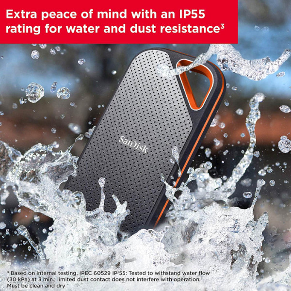 SANDISK Extreme PRO 4TB USB 3.2 Gen 1 zunanji prenosni SSD disk SDSSDE81-4T00-G25