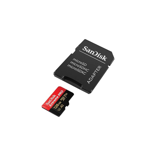 SANDISK Extreme PRO microSDXC 128GB Class 10 UHS-I U3 V30 A2 4K UHD SDSQXCD-128G-GN6MA spominska kartica