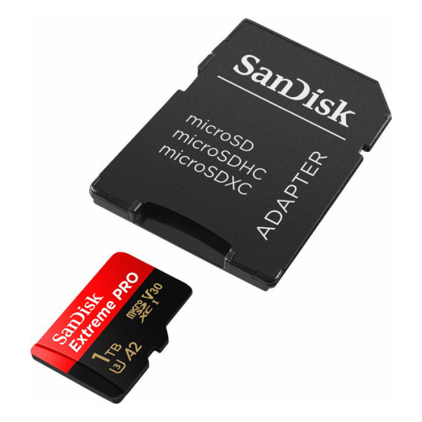 SANDISK Extreme PRO microSDXC 1TB Class 10 UHS-I U3 V30 A2 4K UHD SDSQXCD-1T00-GN6MA spominska kartica