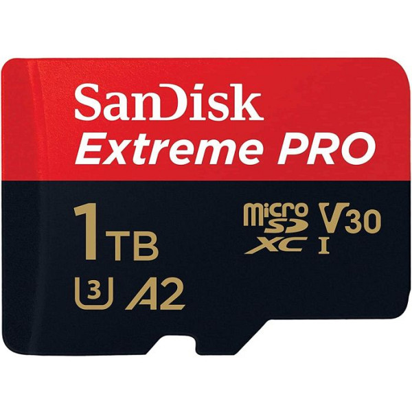 SANDISK Extreme PRO microSDXC 1TB Class 10 UHS-I U3 V30 A2 4K UHD SDSQXCD-1T00-GN6MA spominska kartica