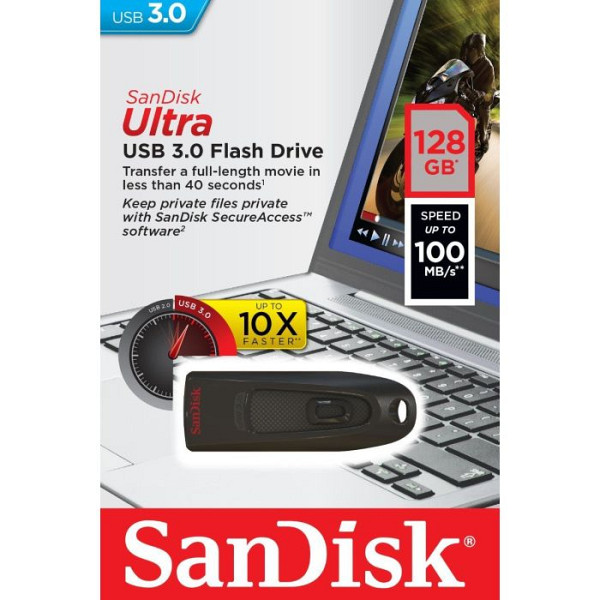 SANDISK Ultra 128GB USB3.0 (SDCZ48-128G-U46) USB ključ