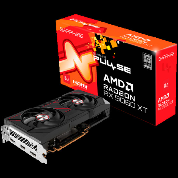 SAPPHIRE PURE Gaming Radeon RX 9060 XT 8GB GDDR6 ARGB grafična kartica