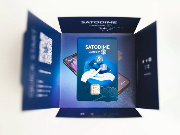 Satochip Satodime, pametna kartica za Bitcoin in druge kriptovalute, NFC