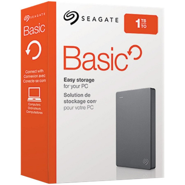 Seagate 1TB Basic Portable 2,5