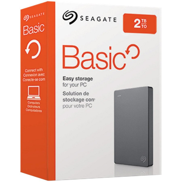 SEAGATE Basic Portable Drive 2TB USB 3.0 2,5