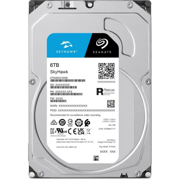 SEAGATE Surveillance Skyhawk 6TB HDD