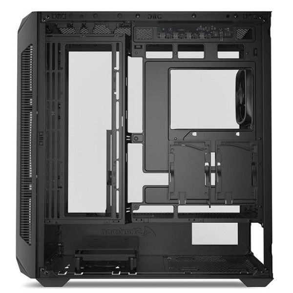 SHARKOON AK5G RGB midiATX okno črno ohišje