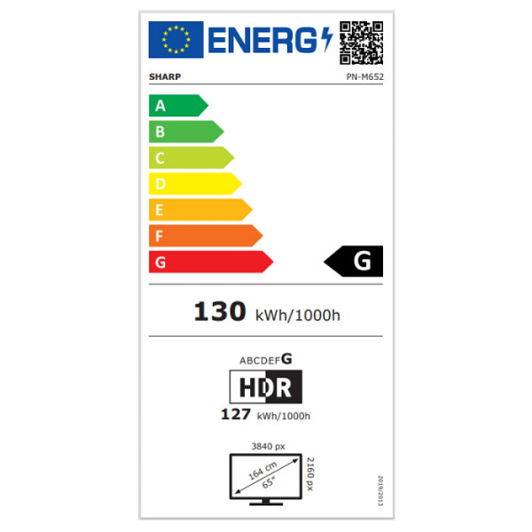 SHARP MultiSync PN-M652 165,1cm (65