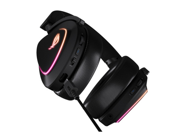 Slušalke ASUS ROG Delta II, Wireless, Bluetooth, črne
