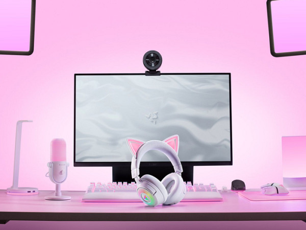 Slušalke Razer Kraken Kitty V3 Pro, bele