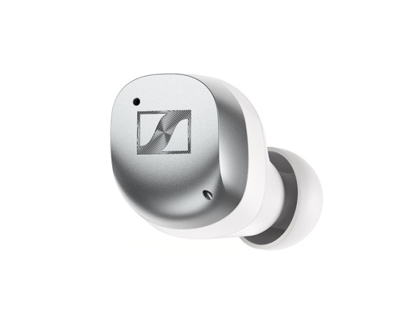 Slušalke Sennheiser MOMENTUM True Wireless 4, In-Ear, ANC, bele/srebrne