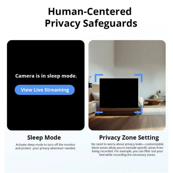 SONOFF notranja videonadzorna kamera CAM-S2, 1080P, Wi-Fi