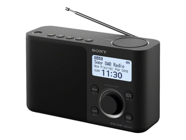 SONY XDRS61DB portable DAB Radio Black