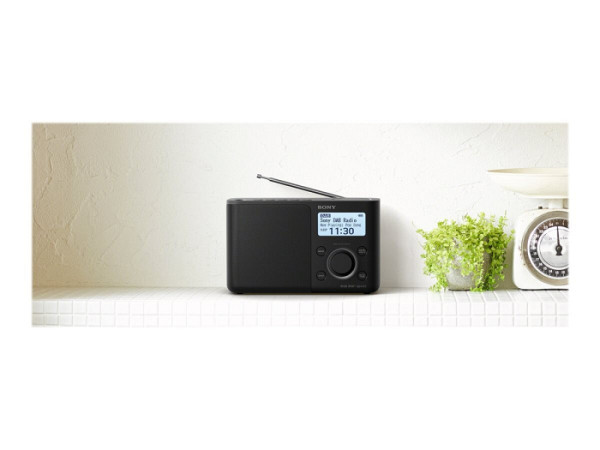 SONY XDRS61DB portable DAB Radio Black