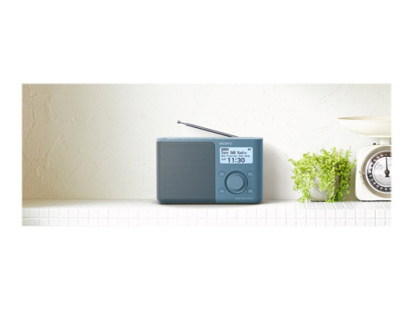 SONY XDRS61DL portable DAB Radio Blue